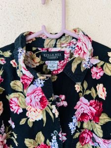 Floral Print Long Sleeve Shirt