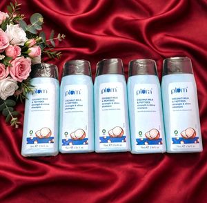 COMBO OF 5 Plum Coconut Milk & Peptides ShampooPlu