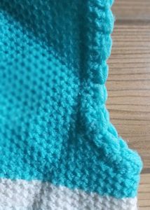 Striped Knit Sweater Vest