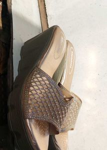 Sparkling Wedge Sandals