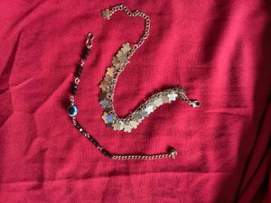 Charming Clover and evil eye Anklet/Bracelet