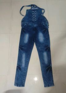 Denim Dungree For Women...Waist Size 32 and Length