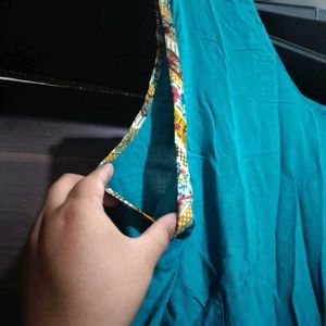 Teal Blue Ethnic gown