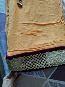 Saree In Heavy Border