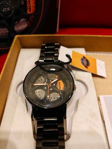 Nickies men's wheel watch