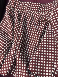 Checkered Mini Skirt