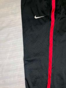 Nike Track Pants with Red Stripe