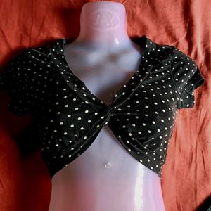 Polka Dot Crop Top