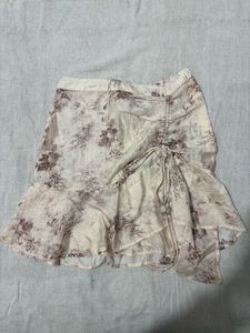 Sheer Printed Top and Skirt set h&amp;m