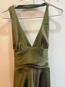 Satin tie back ZARA dress (New with tags)