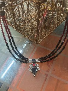 Silver lookalike Necklace Set