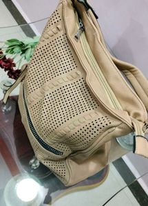 Stylish Perforated Hobo Bag