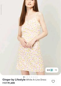 Floral Mini Dress by Ginger