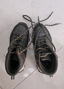 kid's Grey Trekking Boots