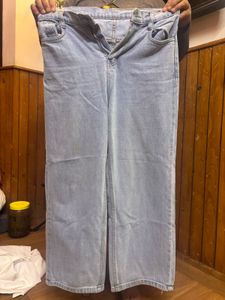 Light Wash Wide Leg Jeans