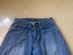 Wide Leg Denim Jeans