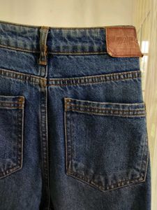 Trendy Wide Leg Denim Jeans
