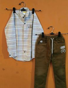 LINED SHIRT AND PANT FOR KIDS