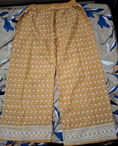 Peach Printed Palazzo Pants