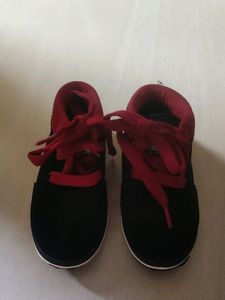 Black And Red Shoes