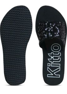 Sparkly Platform Slides