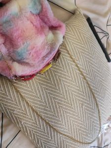 Fuzzy Tie-Dye Crossbody Bag and free set
