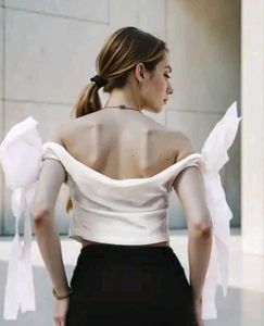 Off-Shoulder Bow Top