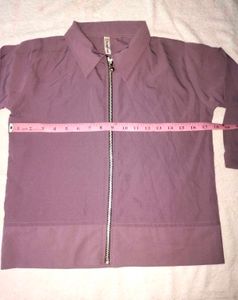 Women's Purple Zip-Up Jacket