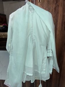 Pakistani Designer Mint Kurta with Garara