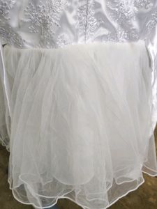 White Party Wear Frock
