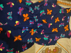 Colourful Butterfly Print Jumpsuit