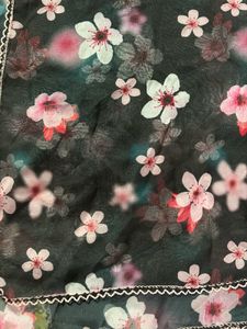 Beautiful Floral Print Duppata
