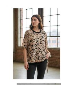 Patterned Flowy Top