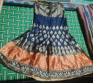 Elegant Brocade Lehenga Skirt