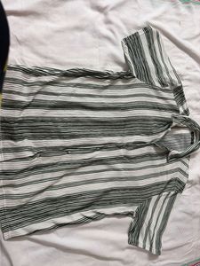 Zudio Striped Knit Top