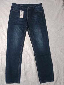Stylish Dark Blue Denim Jeans