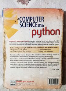 Computer Science with Python Class XII 12