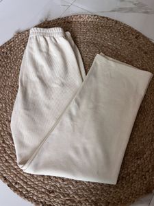 woolen white pant