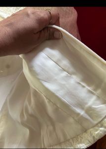 Elegant White Textured Blouse