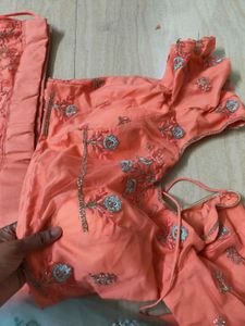 ghagra choli with duppata fully stitched