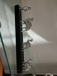 Vintage Metal Camel Caravan Figurine