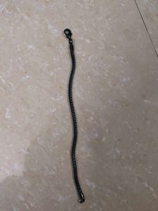Black link bracelet