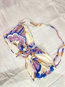 Boho Print Bikini Top