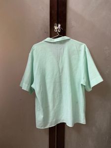 Mint Green Button-Up shirt