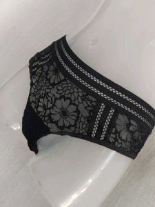 victoria's secret Black Lace Briefs