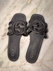 Gucci Black Slides
