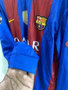 Nike Embroidered FC Barcelona Long Sleeve Jersey