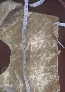 NEW Golden Embroidered and stonework Blouse