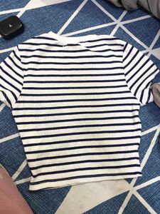 Striped Crop Top - Casual Style