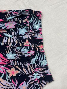 Vibrant girls Floral Maxi Skirt &amp; Pink Top Set